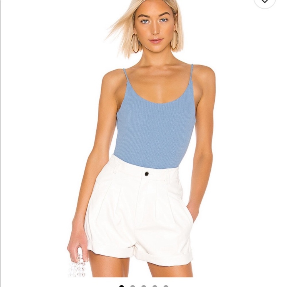 Blue bodysuit